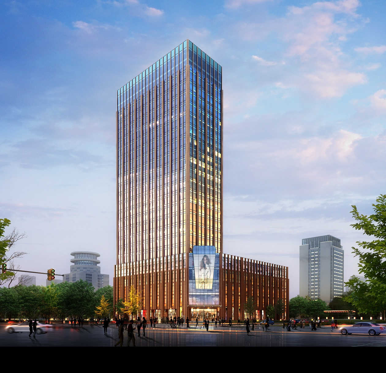 隴南市金鵬宇 財(cái)富中心幕墻工程
